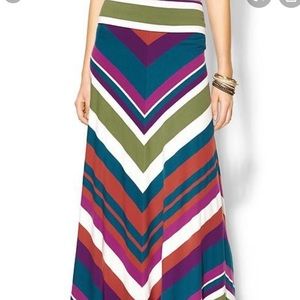 Hive & Honey Chevron Maxi Skirt (S)